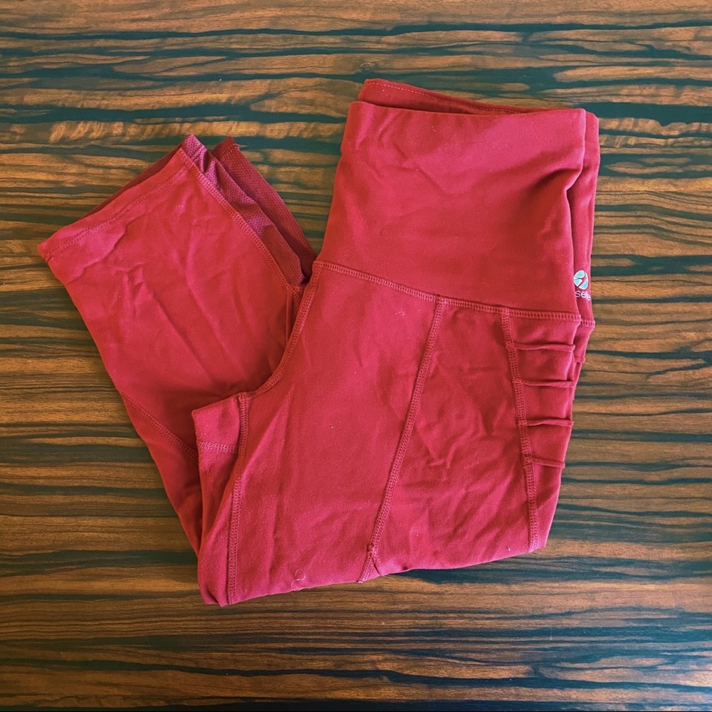 Oiselle Aero Capris - Ember - 6